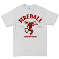 Dove Grey vintag fireball   whisky Premium Tee - linhVisuals