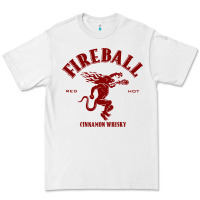 White vintag fireball   whisky Premium Tee - linhVisuals