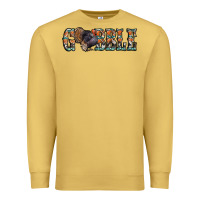 Antique Gold gobble thanksgiving turkey Premium Sweatshirt - Jasminsmagicworld