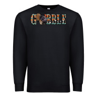 Black gobble thanksgiving turkey Premium Sweatshirt - Jasminsmagicworld