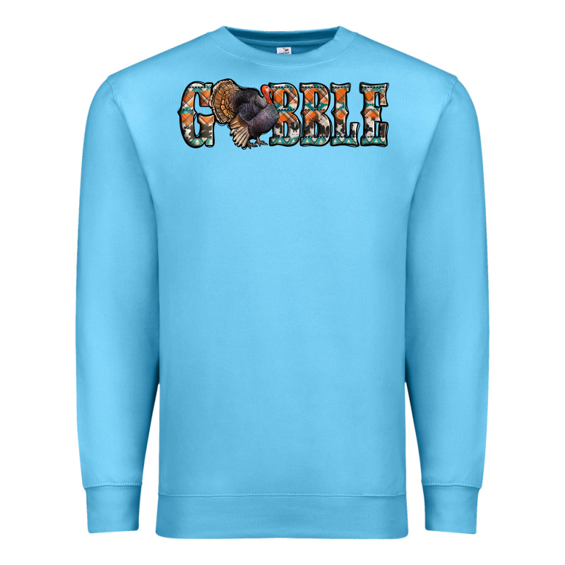Gobble Thanksgiving Turkey Premium Sweatshirt by Jasminsmagicworld | Teevron