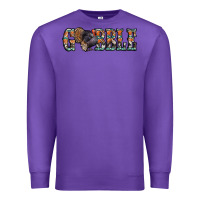 Purple gobble thanksgiving turkey Premium Sweatshirt - Jasminsmagicworld