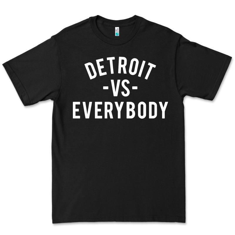 Det Roit Vs Everybody Premium Tee by linhVisuals | Teevron