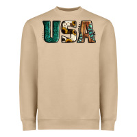 Mushroom usa basic bold font western Heavyweight Sweatshirt - Jasminsmagicworld