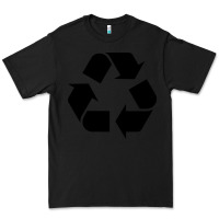 Black Recycle Premium Tee - linhVisuals