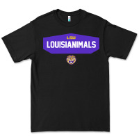 Black LSU Louisianimals Premium Tee - linhVisuals