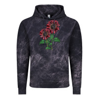 Cloud Black 2 Chocolate sunflower Vintage Hoodie - LillyAllenDesigns