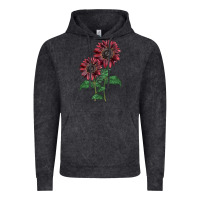 Vintage Black 2 Chocolate sunflower Vintage Hoodie - LillyAllenDesigns