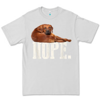 Dove Grey nope lazy rhodesian ridgeback t shirt dog lover gift tee Premium Tee - linhVisuals