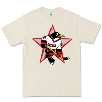 Bone Red Penguin 1990's Russian Premium Tee - linhVisuals