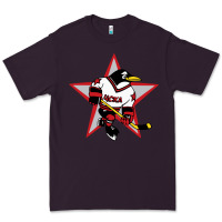 Plum Red Penguin 1990's Russian Premium Tee - linhVisuals