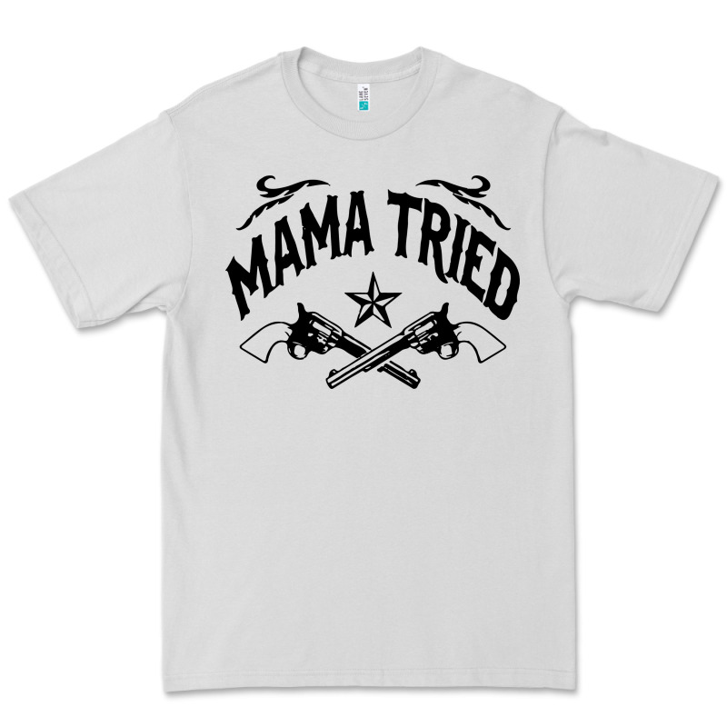 Mama Tried Guns Premium Tee by linhVisuals | Teevron