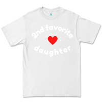 White funny 2nd second child   daughter for 2nd favorite kid sweatshirt Premium Tee - linhVisuals
