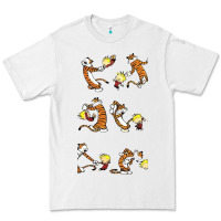 White calvin Premium Tee - linhVisuals