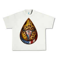 Pistachio american sunflower bullskull teardrop earrings Urban Heavy Tee - Jasminsmagicworld