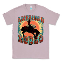 Lilac American rodeo Classic Tee - FaDigitalArtStudio