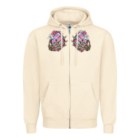Sandshell easter hands skeleton Zipper Hoodie - Jasminsmagicworld