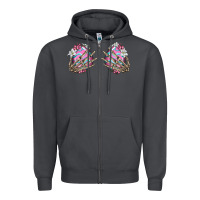 Smoke easter hands skeleton Zipper Hoodie - Jasminsmagicworld