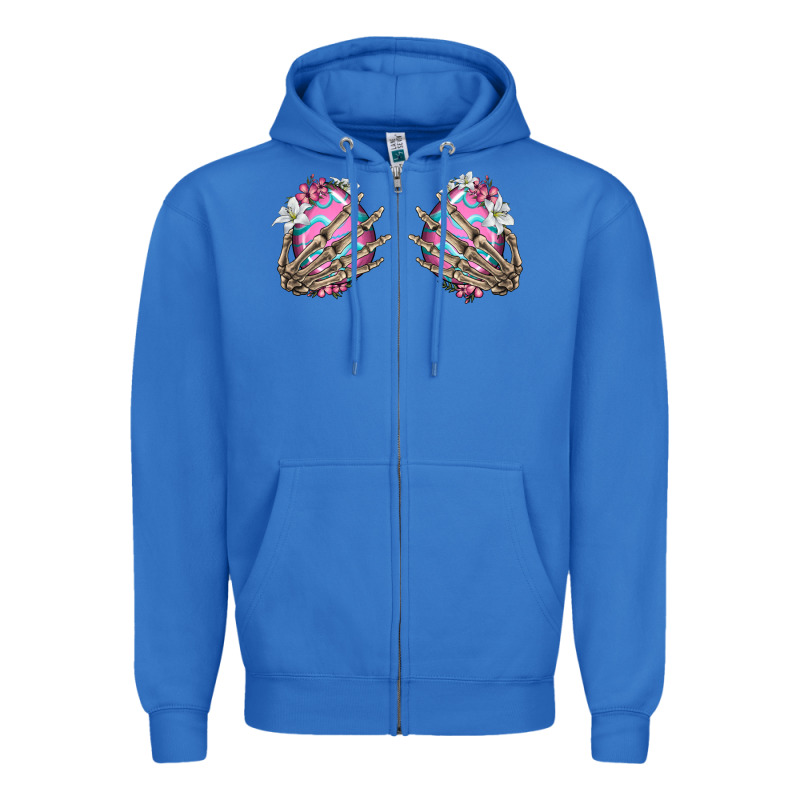 Easter Hands Skeleton Zipper Hoodie by Jasminsmagicworld | Teevron