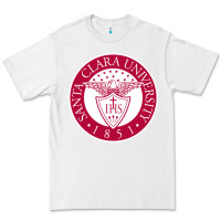 White santa clara u seal Premium Tee - linhVisuals