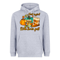 Heather Grey just a girl who loves fall Heavyweight Hoodie - Jasminsmagicworld