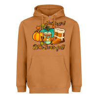 Meerkat just a girl who loves fall Heavyweight Hoodie - Jasminsmagicworld
