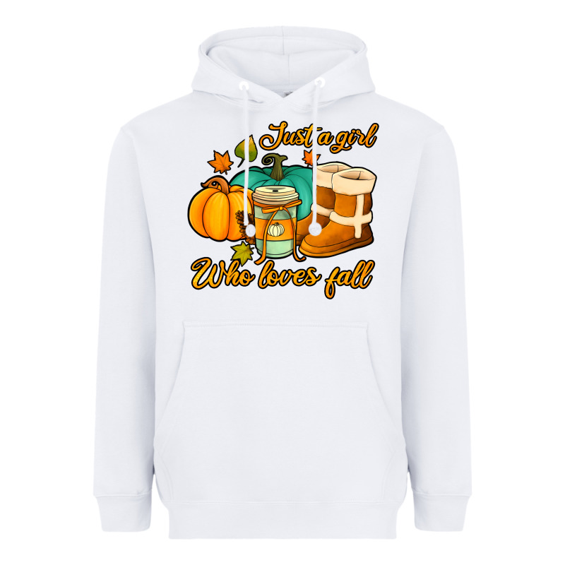 Just A Girl Who Loves Fall Heavyweight Hoodie by Jasminsmagicworld | Teevron