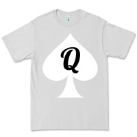 Dove Grey queen of spades clothes for women   qos tee t shirt Premium Tee - linhVisuals