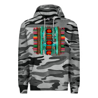 Slate Camo serape aztec leopard and turquoise glitter with gemstone brushstroke Premium Hoodie - Artiststas