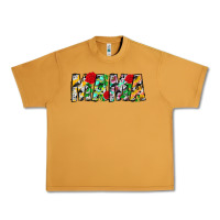 Peanut Butter floral animal print mama Urban Heavy Tee - CowhideDigitalArt