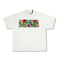 Pistachio floral animal print mama Urban Heavy Tee - CowhideDigitalArt