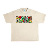 Sandshell floral animal print mama Urban Heavy Tee - CowhideDigitalArt
