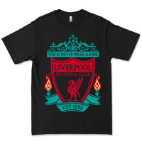Black new you'll never walk alone liverpool Premium Tee - linhVisuals