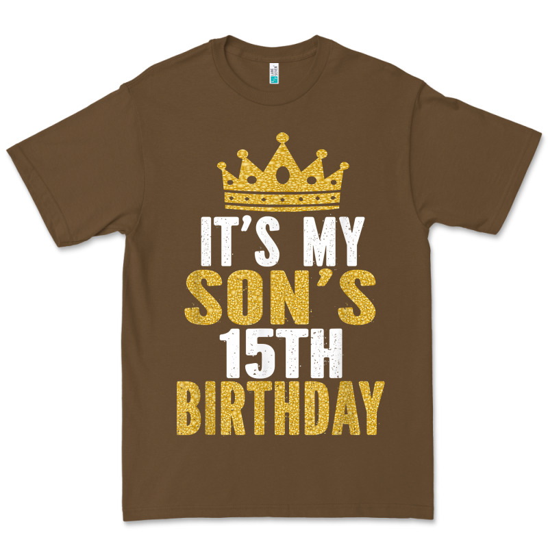 It's My Son's 15th Birthday 15 Years Old Boy T Shirt Premium Tee by linhVisuals | Teevron