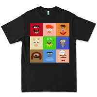 Black Muppets and Friends Premium Tee - linhVisuals