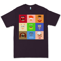 Plum Muppets and Friends Premium Tee - linhVisuals