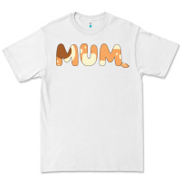 White Bluey Mum Premium Tee - linhVisuals