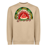 Mushroom watermelon summer rainbow Heavyweight Sweatshirt - Jasminsmagicworld