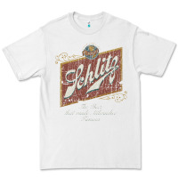 White schlitz beer Premium Tee - linhVisuals