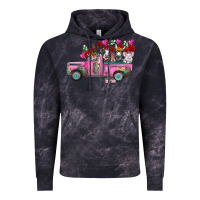 Cloud Black farm animals valentine truck Vintage Hoodie - RacoonDesign