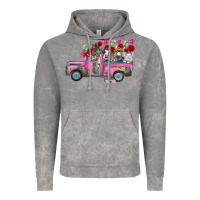 Cloud Rock farm animals valentine truck Vintage Hoodie - RacoonDesign