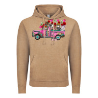 Farm Animals Valentine Truck Vintage Hoodie | Teevron
