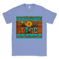 Colony Blue mom life leopard cowhide turquoise aztec Classic Tee - Artiststas