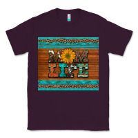Plum mom life leopard cowhide turquoise aztec Classic Tee - Artiststas