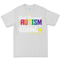 Dove Grey god created autism normal was too boring Premium Tee - linhVisuals