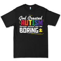 Black god created autism normal was too boring Premium Tee - linhVisuals