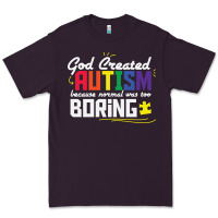 Plum god created autism normal was too boring Premium Tee - linhVisuals