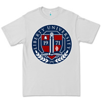 Dove Grey liberty university seal Premium Tee - linhVisuals