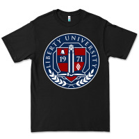 Black liberty university seal Premium Tee - linhVisuals