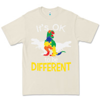Bone it’s ok to be different autism dinosaur Premium Tee - linhVisuals